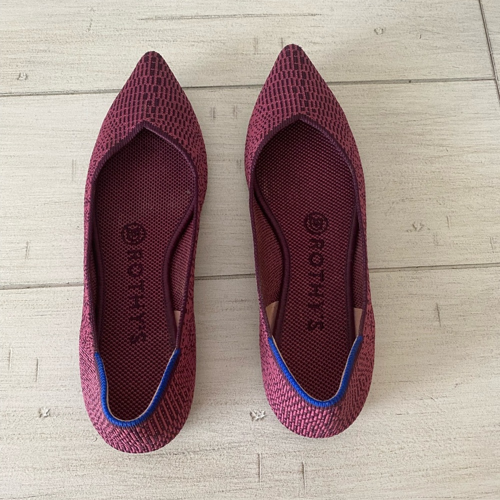 Rothy’s Women’s Retired Print Fig Python The Poin… - image 5